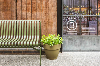 B Corp Logo Window sign | 58 and CO Gin Distillery London B Corp