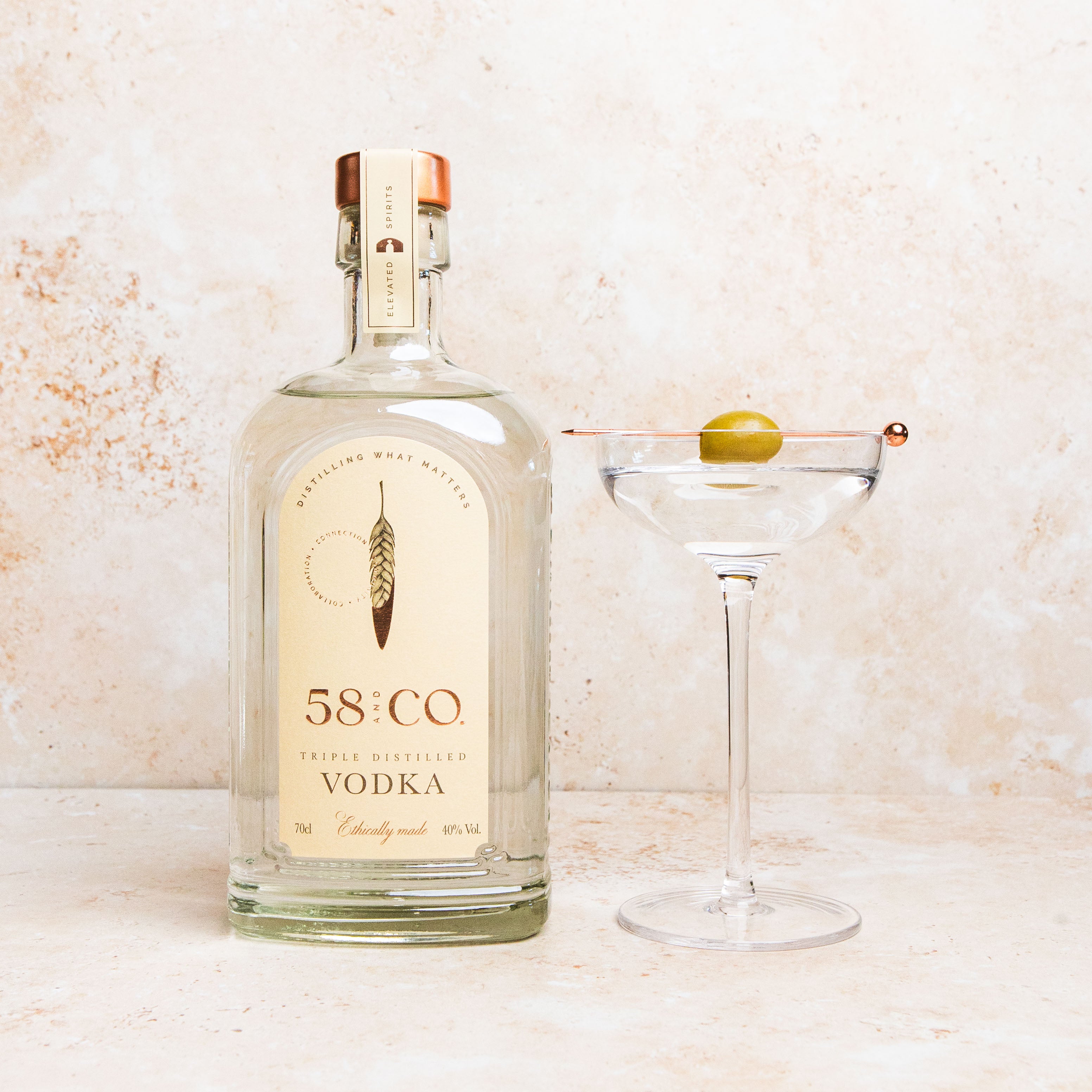 Vodka Dirty Martini Cocktail Bundle - Vodka, Vermouth & Perello