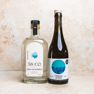 58 and CO Olive Oil Vodka & Greek Extra Virgin Olive Oil Duo