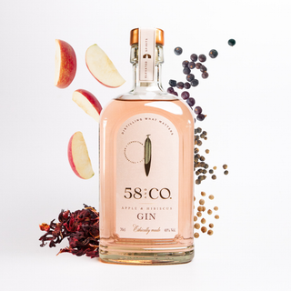 58 and CO Apple & Hibiscus Pink Gin 70cl