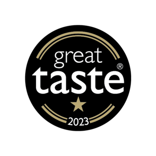 Great Taste 2023 logo on a white background