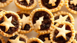 Stock image of mince pies