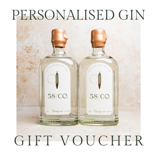 58 and CO Personalised Gin Gift Voucher