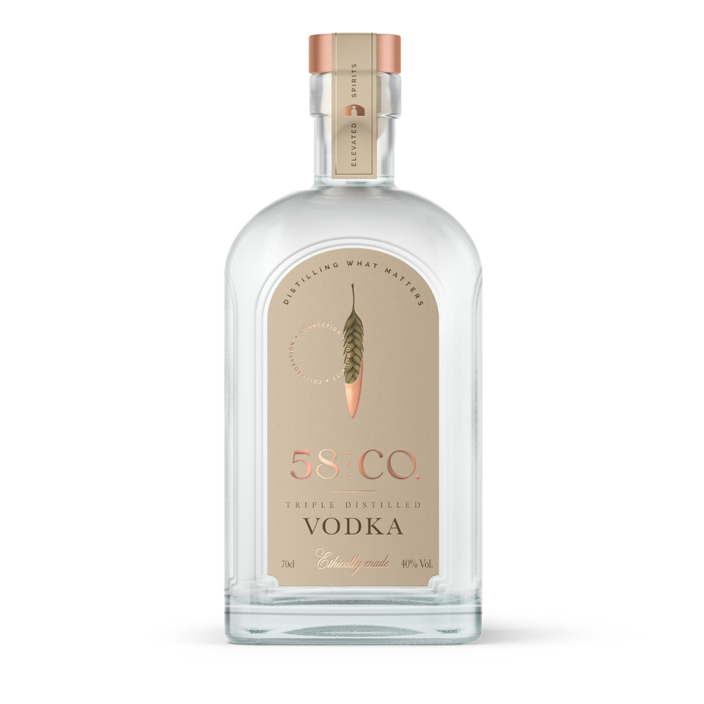 58 and CO Triple Distilled Vodka 70cl | Award-Winning British Vodka
