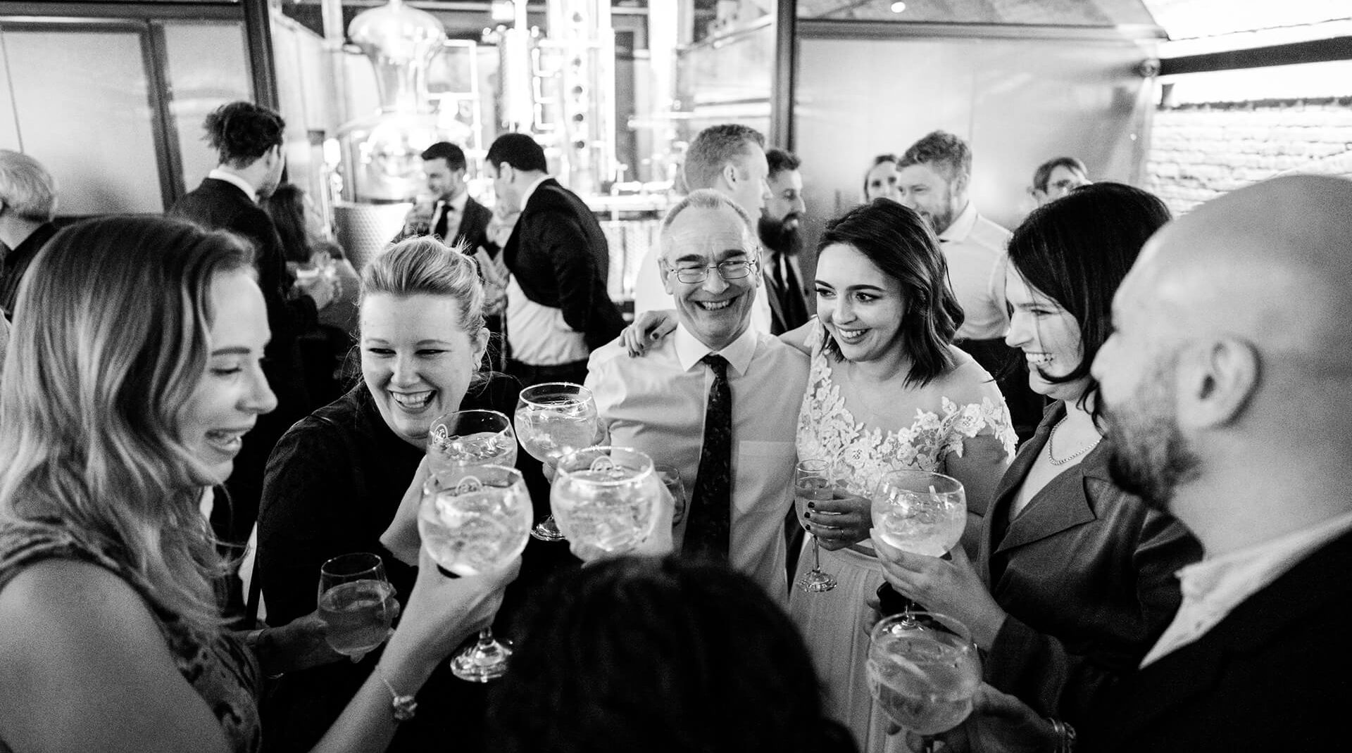 London Gin distillery wedding venue hire